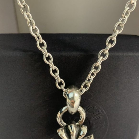 Chrome Hearts Necklace- Cross Necklace Rock Necklace 925 Sliver Jewelry - Picture 7 of 9